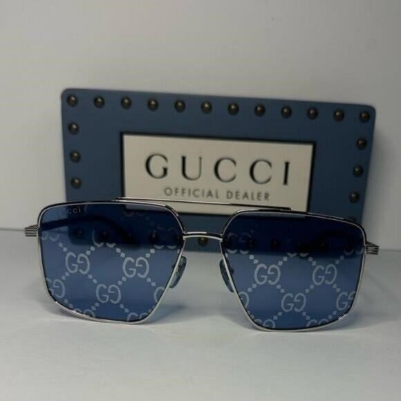 Authentic GUCCI GG0941S PILOT MONOGRAM SUNGLASSES - Picture 3 of 14